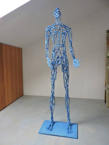 Original Men Sculpture by Michele Rizzi