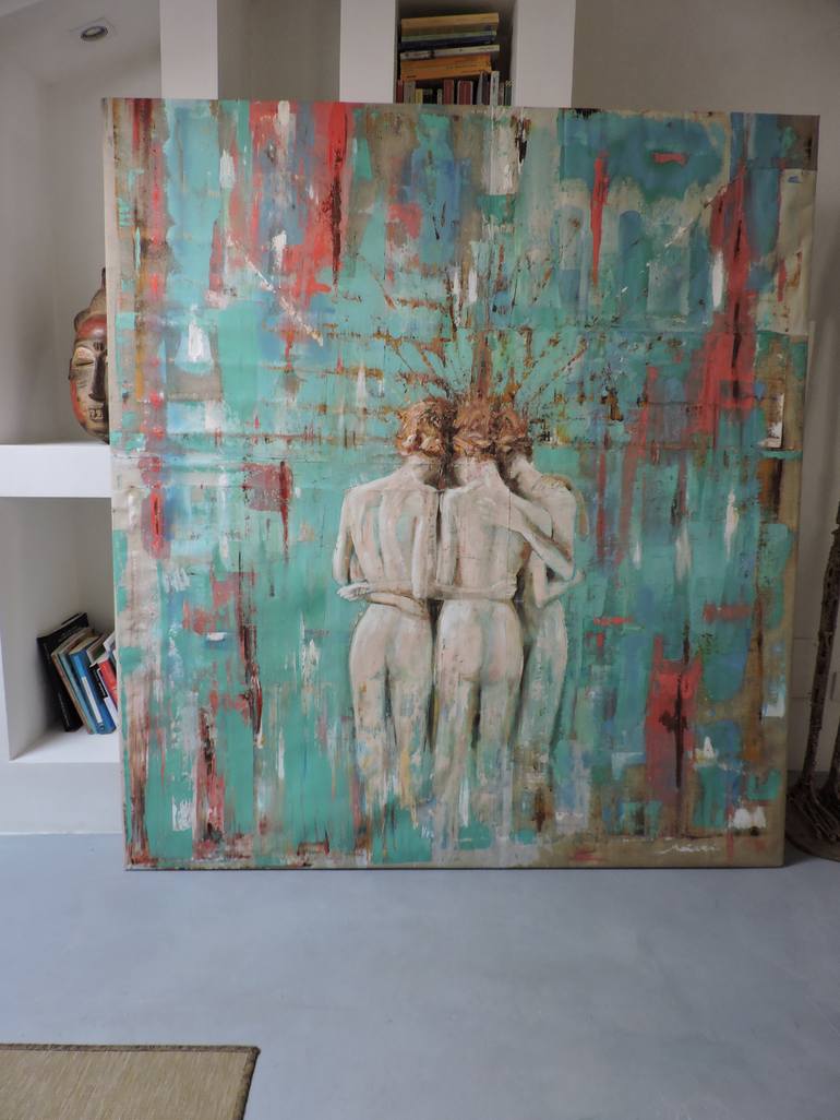 Original Nude Painting by Michele Rizzi