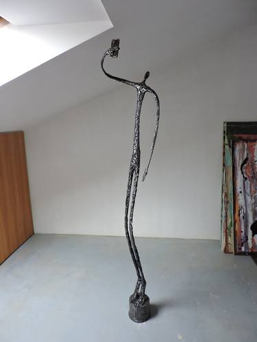 Original Expressionism Men Sculpture by Michele Rizzi