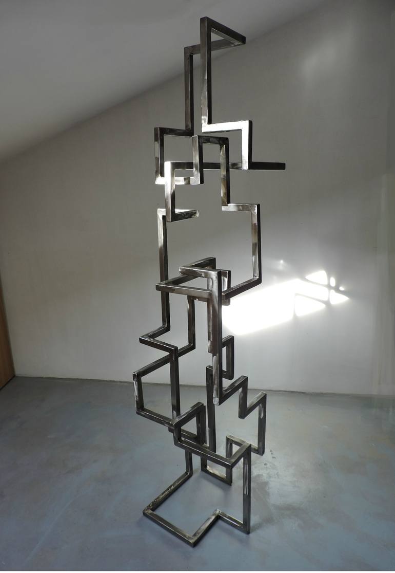 Original Geometric Sculpture by Michele Rizzi