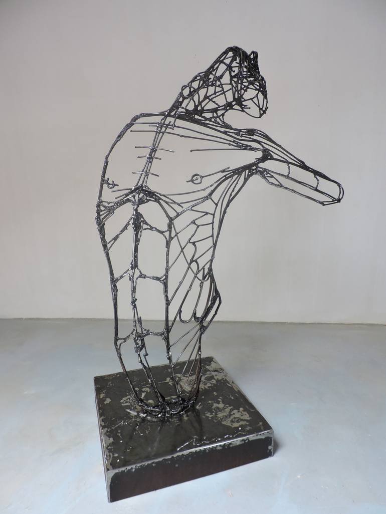 Original Men Sculpture by Michele Rizzi