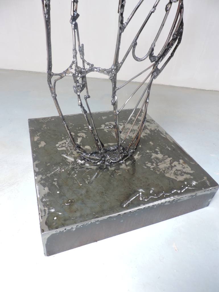 Original Expressionism Men Sculpture by Michele Rizzi