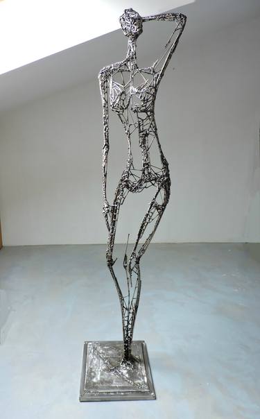 Original Expressionism Women Sculpture by Michele Rizzi