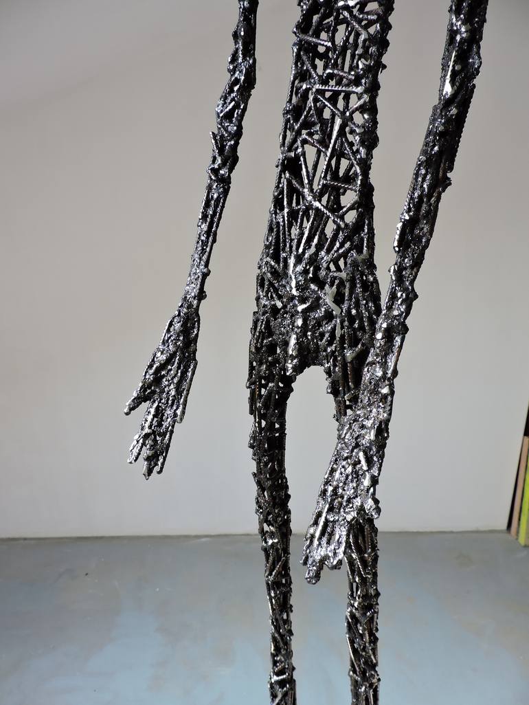 Original Expressionism Men Sculpture by Michele Rizzi