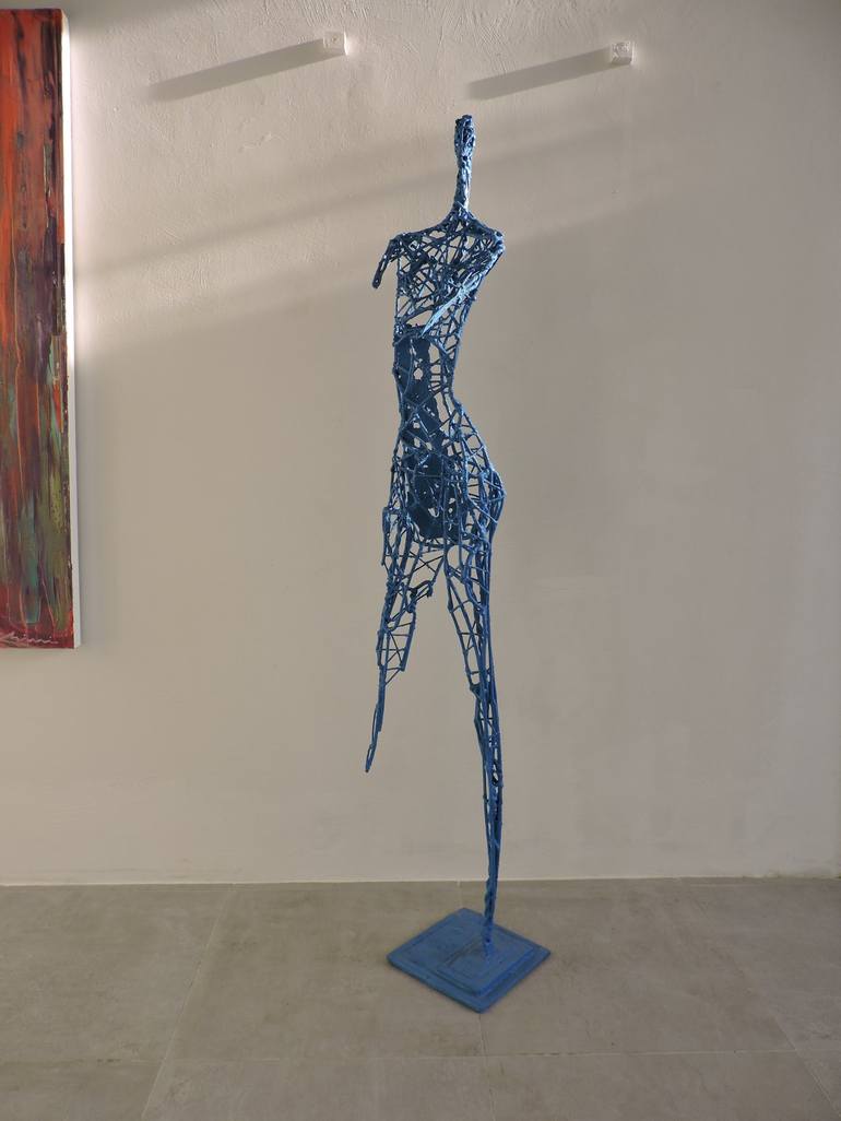 Original Expressionism Women Sculpture by Michele Rizzi