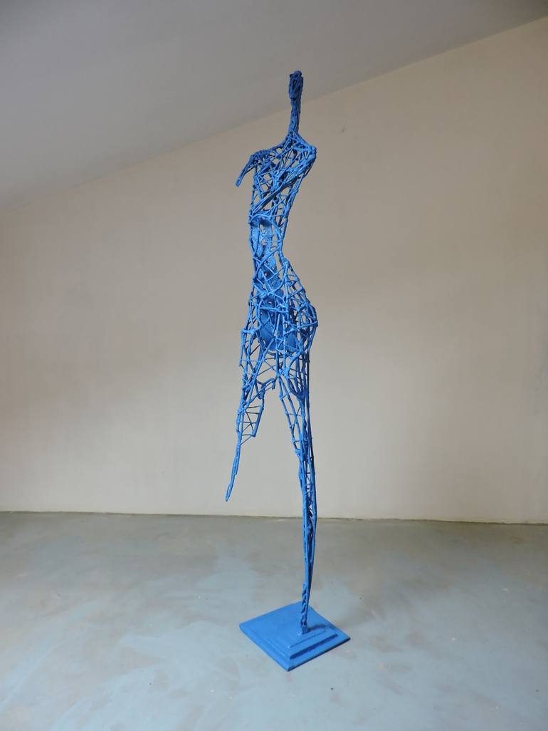 Original Expressionism Women Sculpture by Michele Rizzi