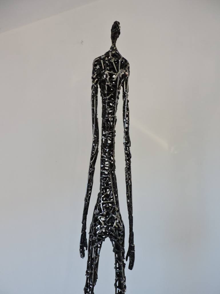 Original Expressionism Men Sculpture by Michele Rizzi