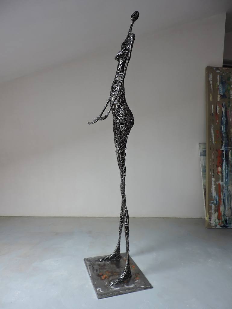 Original Expressionism Women Sculpture by Michele Rizzi