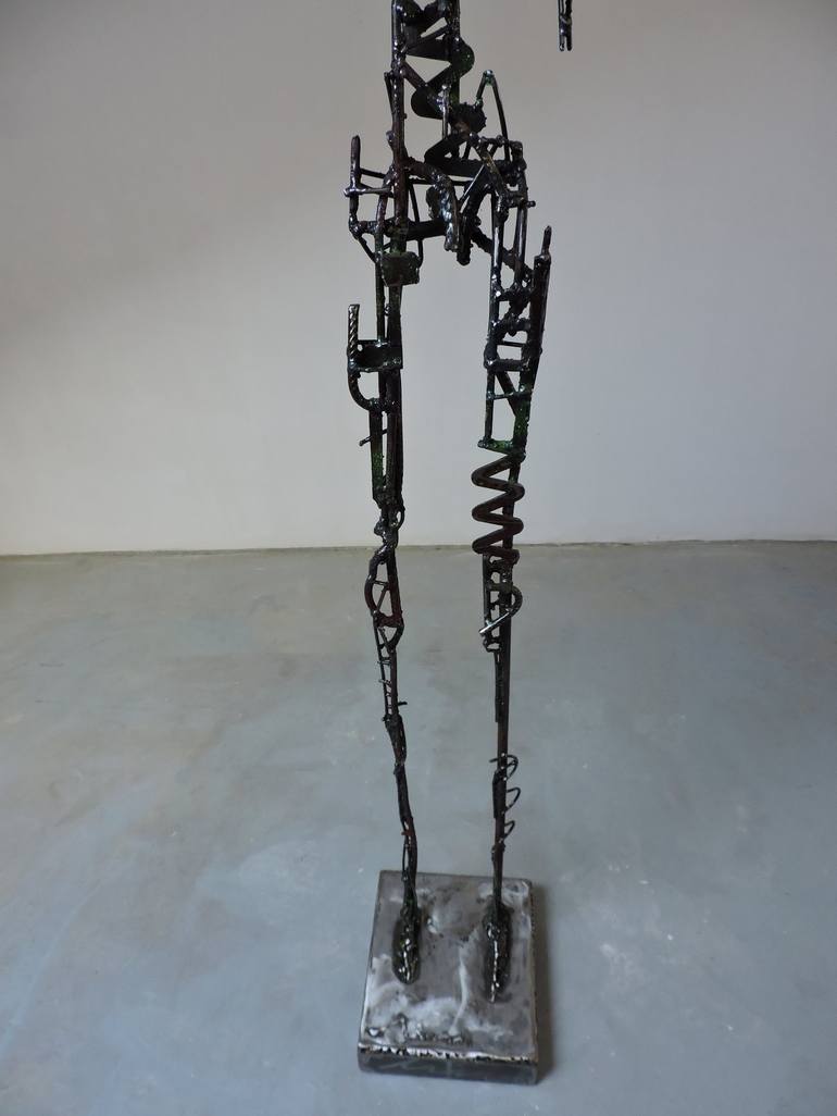 Original Expressionism Men Sculpture by Michele Rizzi