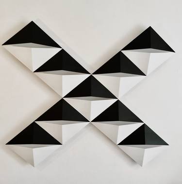Original Modern Geometric Sculpture by paulo de tarso