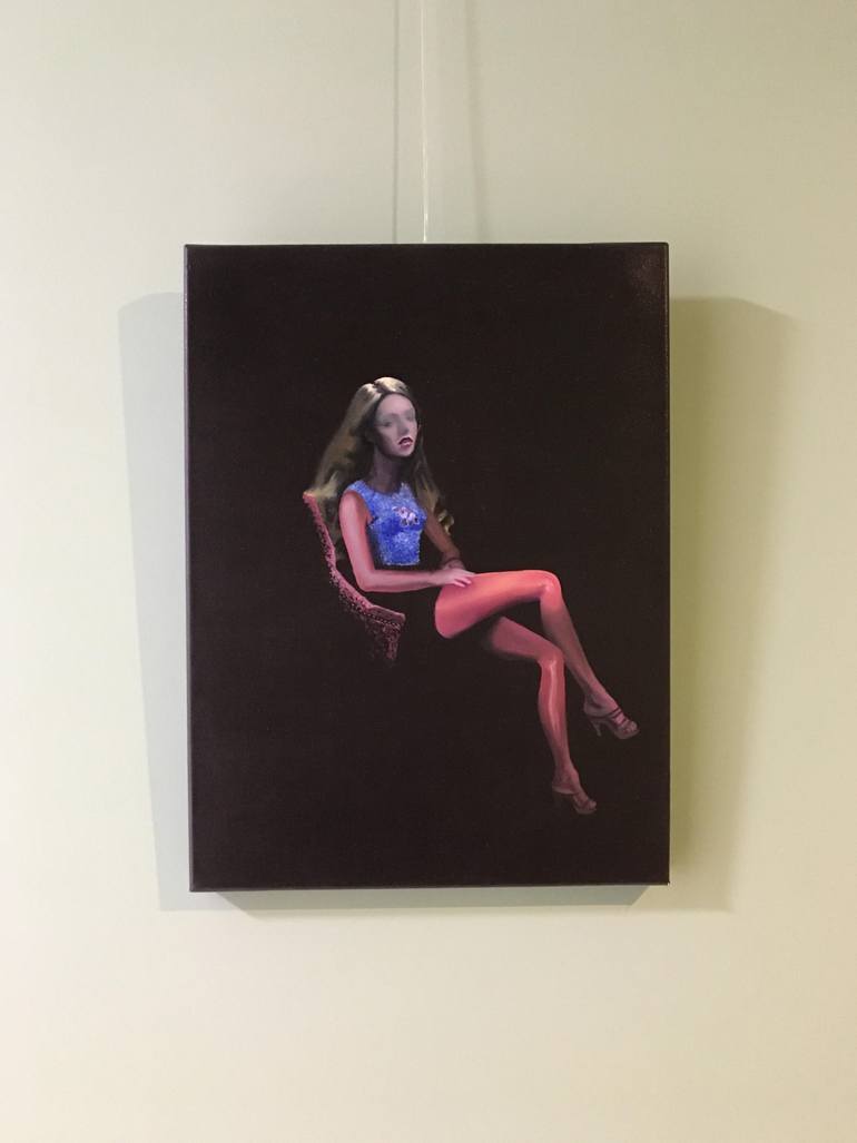 Original Dada Women Painting by Justyna JęDrzejowska-Firut