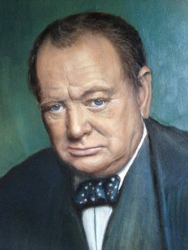 portrait of Winston Churchill thumb