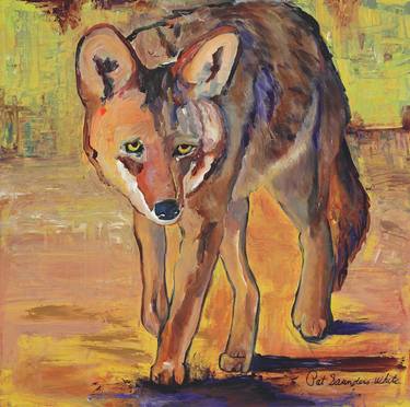 Original Abstract Expressionism Animal Paintings by Pat Saunders-White