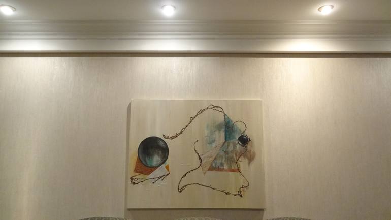 Original Conceptual Abstract Painting by Silvana Vescio