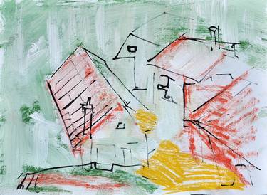 Print of Expressionism Architecture Paintings by Martin Navratil