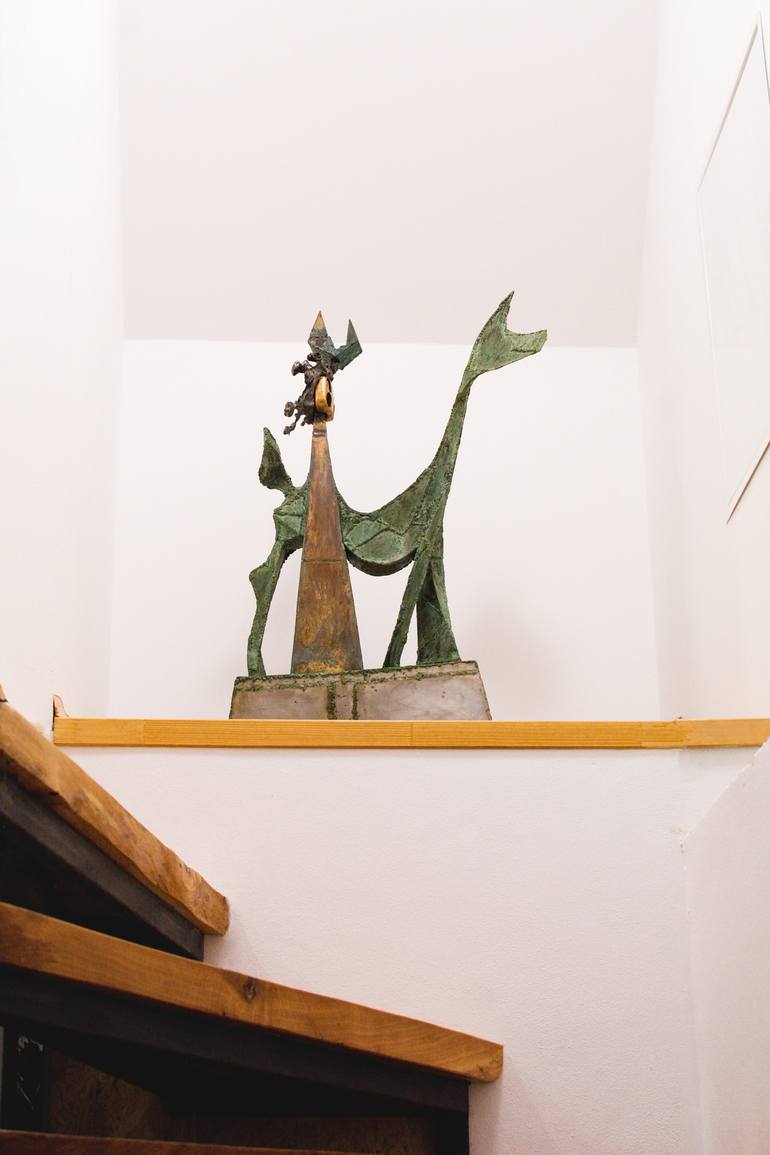 Original Abstract Animal Sculpture by Martin Navratil