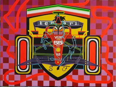 Original Abstract Car Paintings by Nathan Lovick