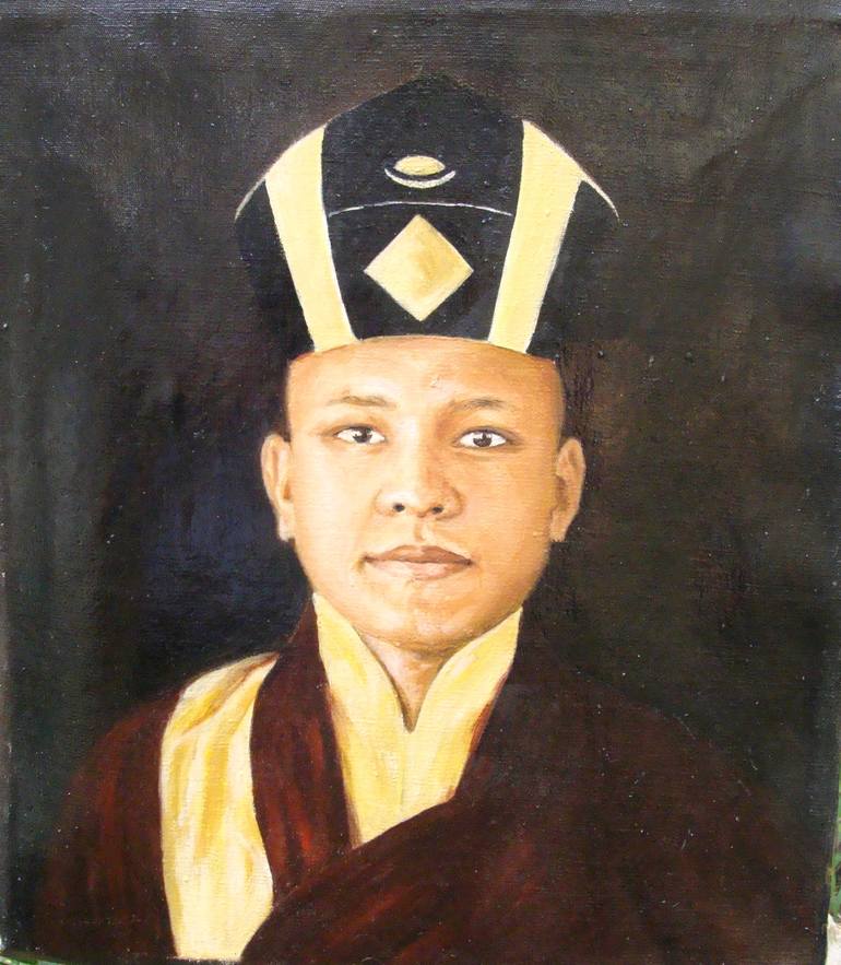 17. KARMAPA OGYEN TRINLEY DORJE Painting by EVA SANTI Saatchi Art