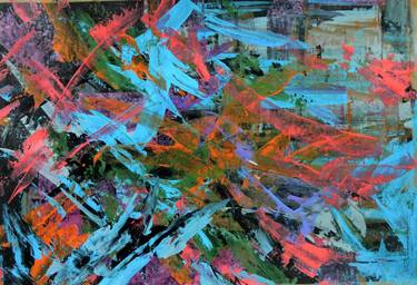 Print of Abstract Expressionism Abstract Paintings by Rojalawrence Artist