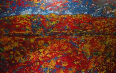 Original Abstract Expressionism Landscape Paintings by Carlos Lagos
