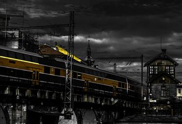Print of Abstract Train Photography by Santhosh Punithavel