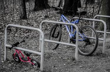 Print of Bicycle Photography by Santhosh Punithavel