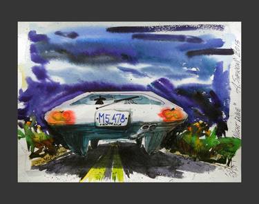 Print of Fine Art Car Paintings by Anatolie Safroni