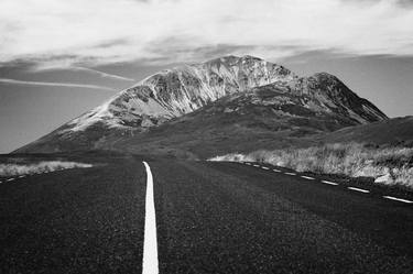 road leading to errigal mountain donegal ireland thumb