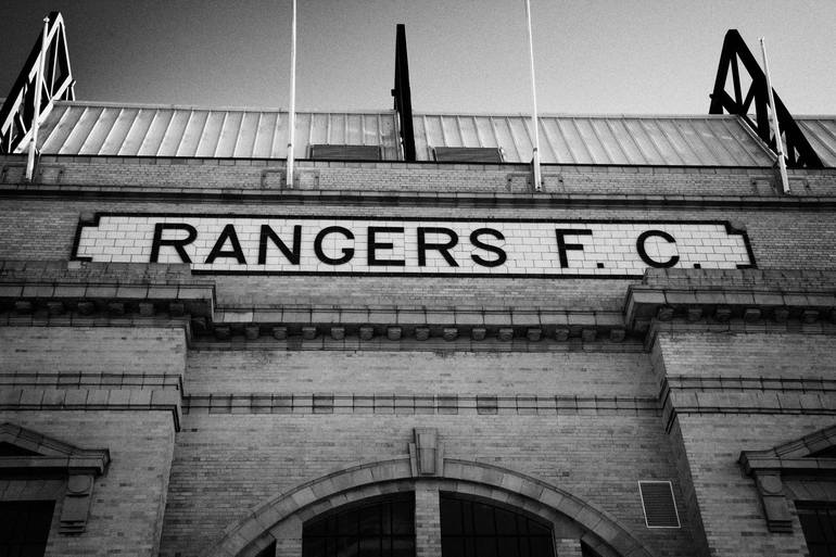 The Ibrox Stadium in Glasgow, Scotland. Home ground of the Glasgow Ran