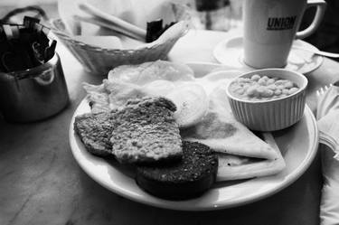traditional scottish breakfast served in a cafe in Scotland UK thumb