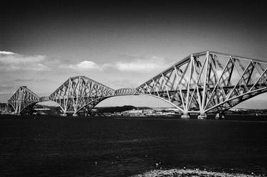 forth bridge cantilever railway bridge over the first of forth scotland thumb