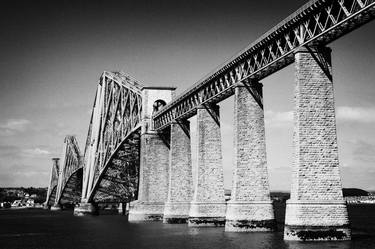 forth bridge cantilever railway bridge over the firth of forth scotland thumb