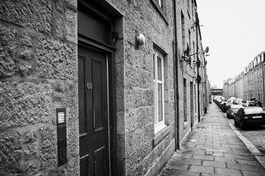 rows of granite terraced tenement houses aberdeen scotland uk thumb