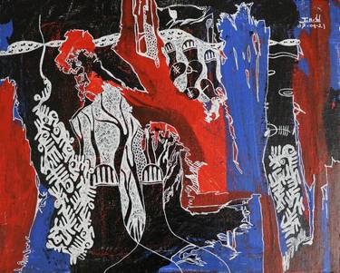 Original Abstract Expressionism Abstract Paintings by MD Tanvirul Islam