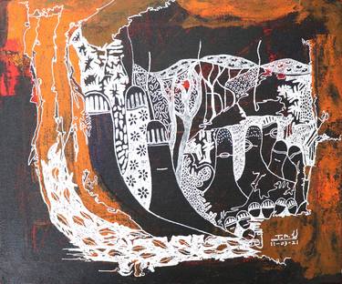 Original Abstract Expressionism Abstract Paintings by MD Tanvirul Islam