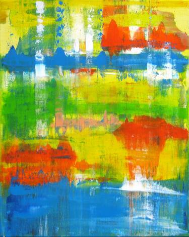 Original Abstract Expressionism Abstract Paintings by Petra Lang