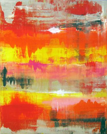 Original Abstract Expressionism Abstract Paintings by Petra Lang