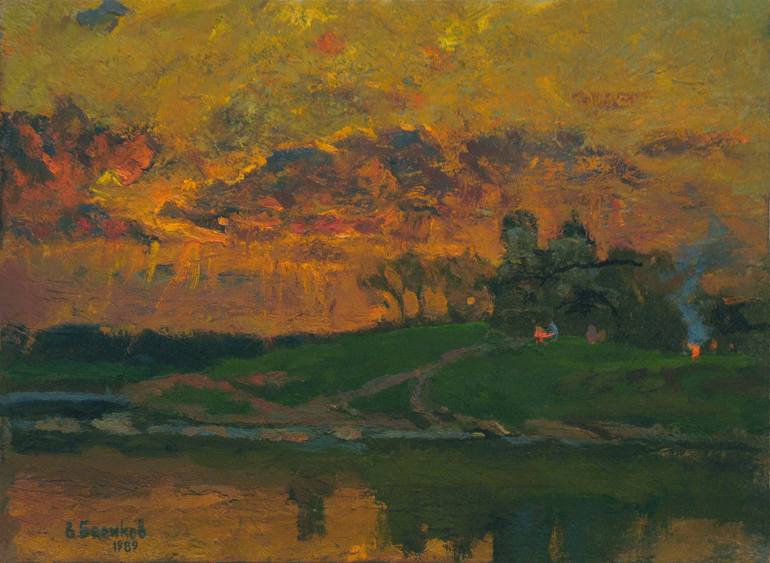 Original Impressionism Landscape Paintings by Vasily Belikov