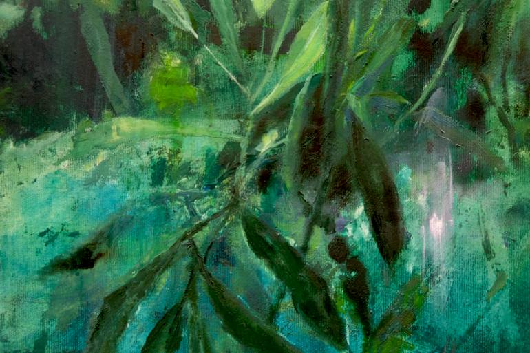 Original Abstract Expressionism Nature Painting by Carola Schapals