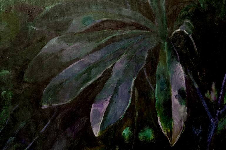 Original Abstract Expressionism Nature Painting by Carola Schapals