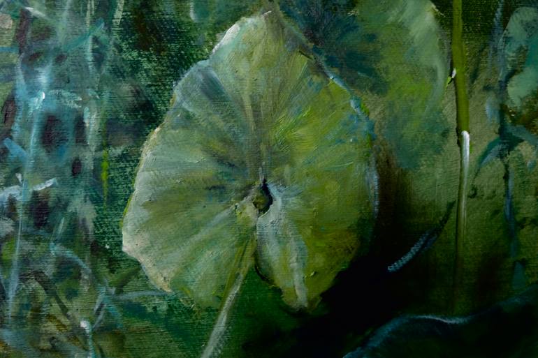 Original Abstract Expressionism Botanic Painting by Carola Schapals