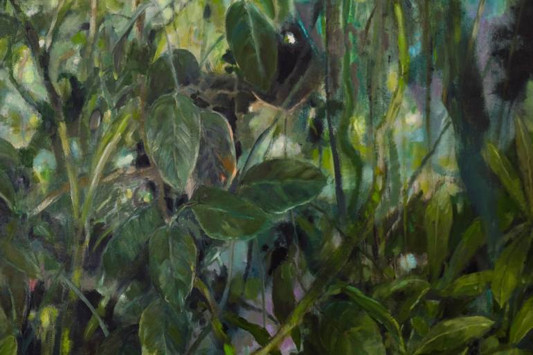 Original Abstract Expressionism Nature Painting by Carola Schapals