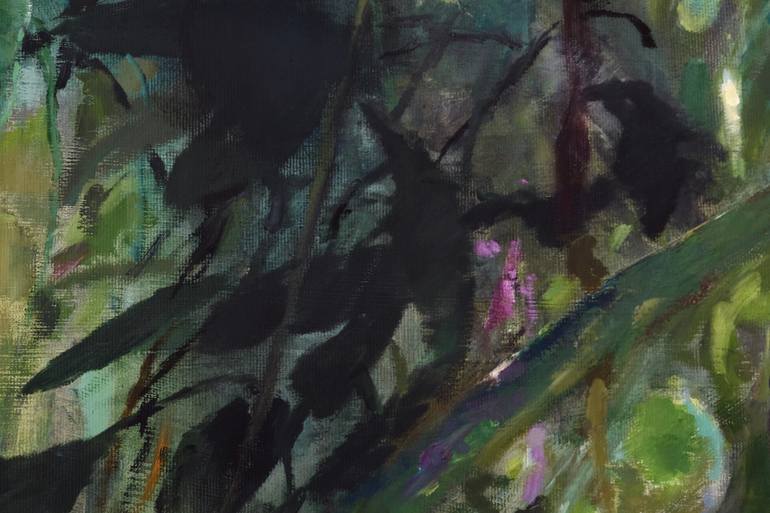 Original Abstract Expressionism Nature Painting by Carola Schapals