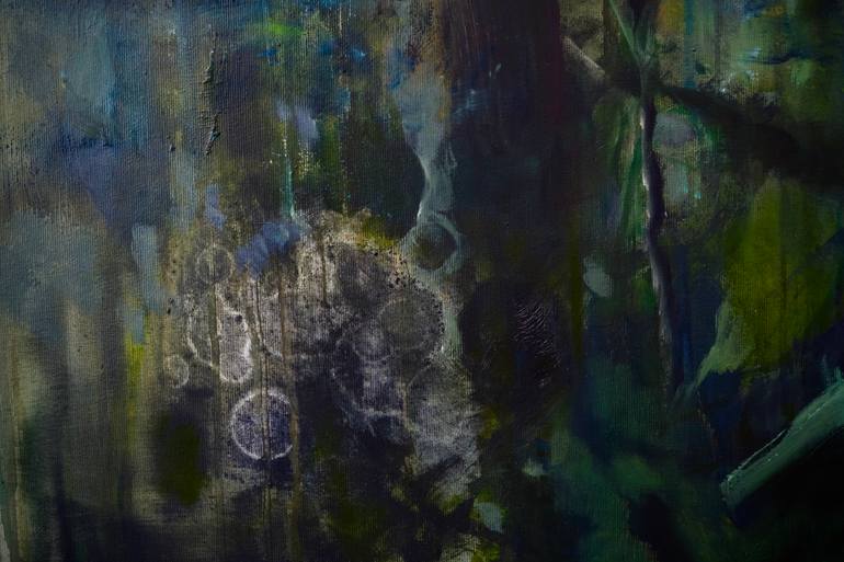 Original Abstract Expressionism Nature Painting by Carola Schapals