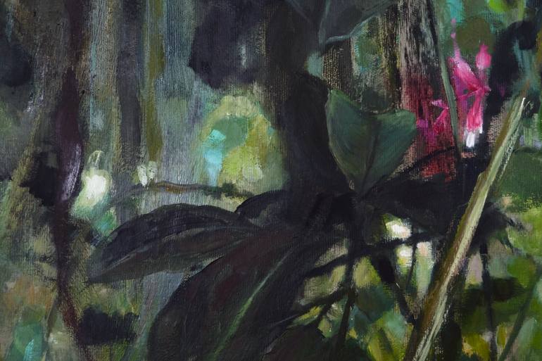 Original Abstract Expressionism Nature Painting by Carola Schapals