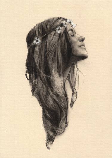 Print of Photorealism Portrait Drawings by Pedro Rodriguez Fernandez