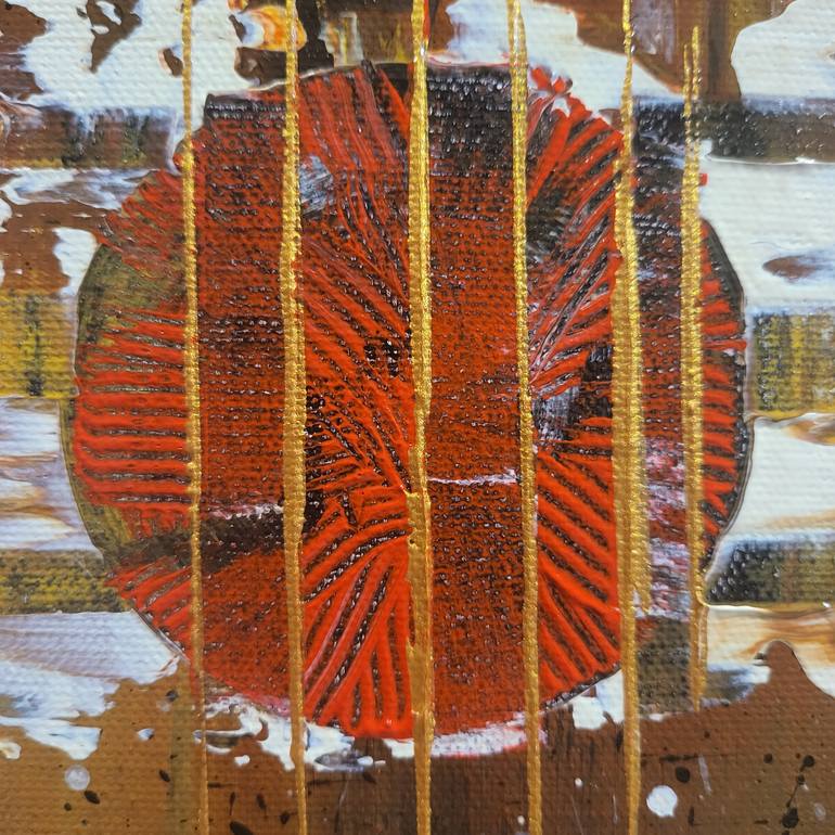 Original Abstract Expressionism Abstract Painting by Jean-Humbert Savoldelli