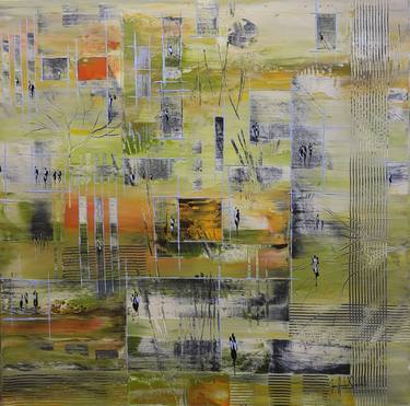 Original Abstract Landscape Paintings by jean-humbert savoldelli