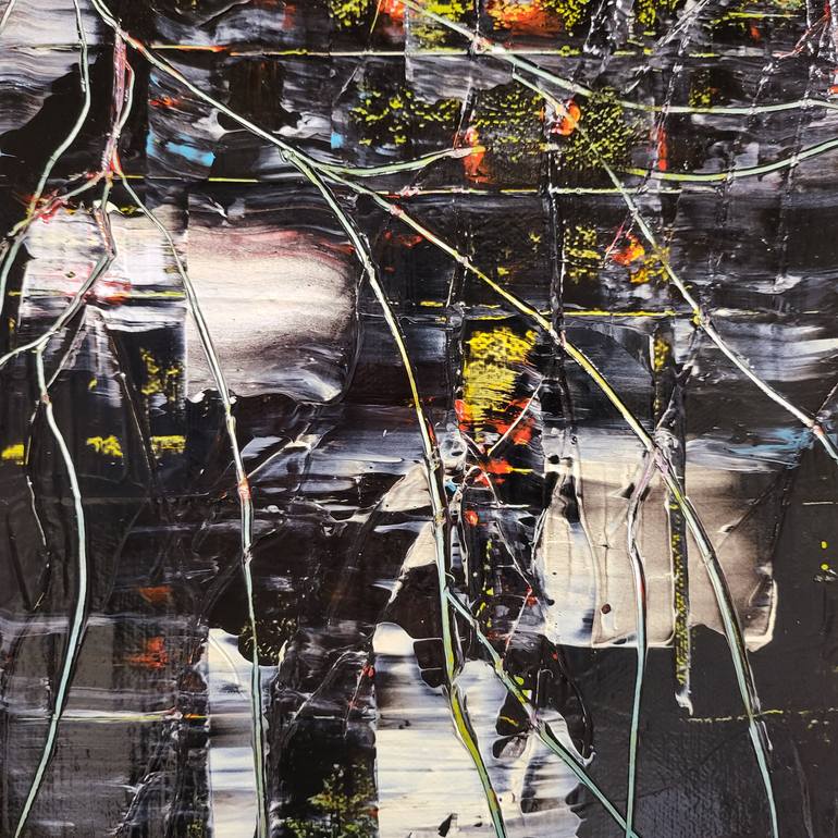 Original Abstract Landscape Painting by Jean-Humbert Savoldelli