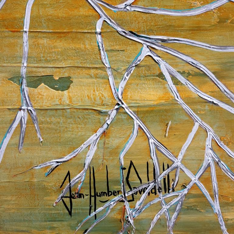 Original Abstract Landscape Painting by Jean-Humbert Savoldelli